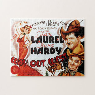 Lorbeer-u. robustes klassisches Film-Plakat-Puzzle