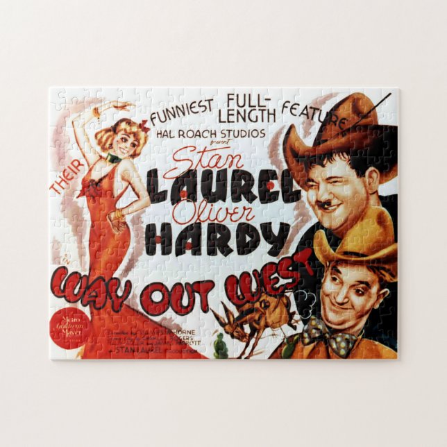 Lorbeer-u. robustes klassisches Film-Plakat-Puzzle (Horizontal)