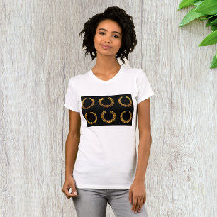 Lorbeerkränze Damen T-Shirt aus Gold