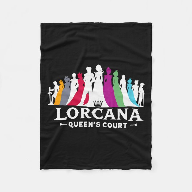 Lorcana Queen's Court  Fleecedecke (Vorderseite)