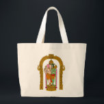 Lord Adhyanta Prabhu Tote Bag Jumbo Stoffbeutel<br><div class="desc">Carry divine blessings wherever you go with this Lord Adhyanta Prabhu tote bag featuring sacred Hindu devotional artwork. Symbolizing eternal truth, strength, and spiritual guidance, Adhyanta Prabhu represents timeless divinity. Perfect for daily use, temple visits, shopping, or gifting, this tote bag blends meaningful spiritual design with practical functionality for devotees...</div>