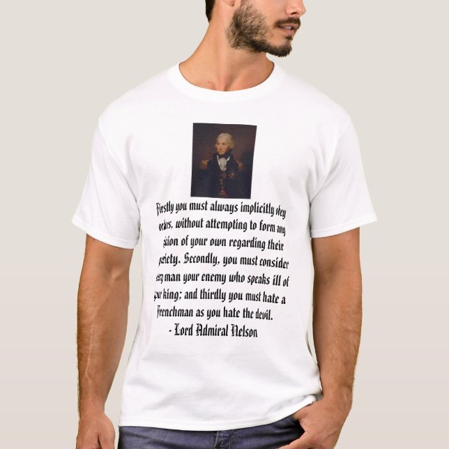 Lord Admiral Nelson T-Shirt (Vorderseite)
