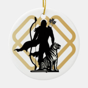 Lord Ayyappan Keramik Ornament