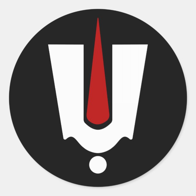 Lord Balaji Tilak Runder Aufkleber (Vorderseite)