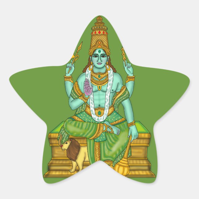 Lord Budh Dev Spirituelle Sticker (Vorderseite)