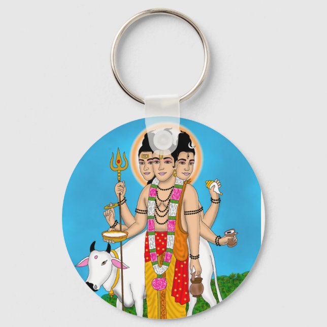 Lord Dattatreya Schlüsselanhänger (Vorderseite)