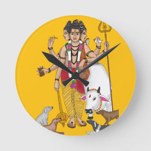 Lord Dattatreya T Runde Wanduhr