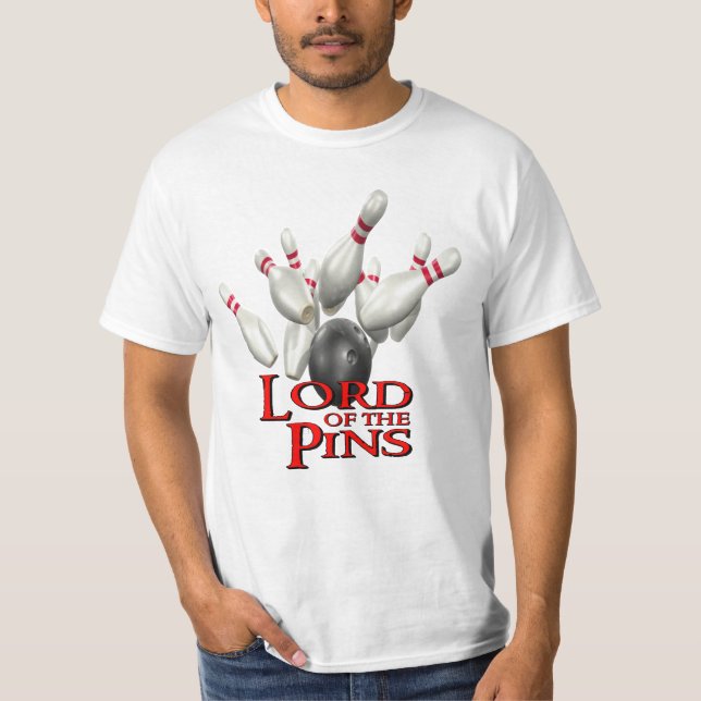 Lord des Button-Bowlings T-Shirt (Vorderseite)