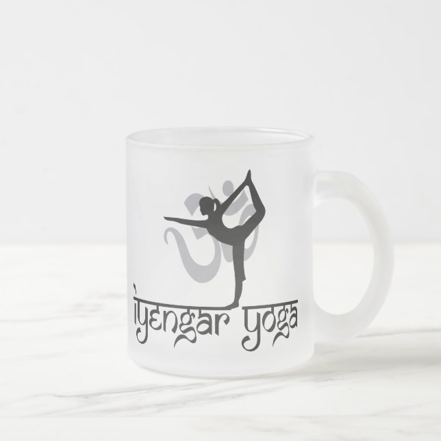 Lord des Tanz-Pose Iyengar Yoga-Geschenks Mattglastasse (Rechts)