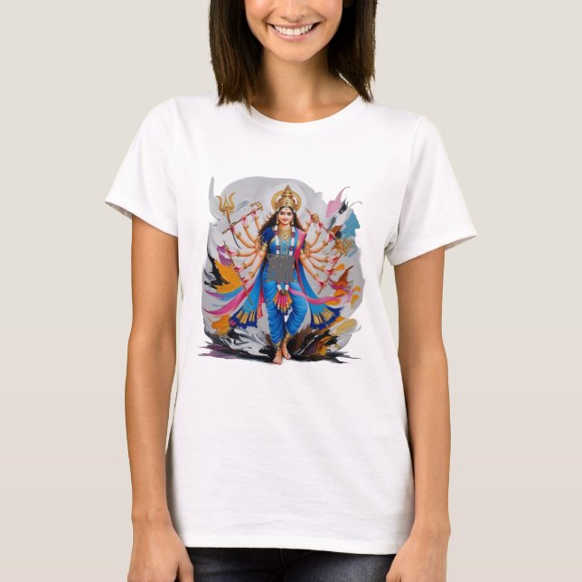 Lord Durga: Power und Kraft T-Shirt (Vorderseite)