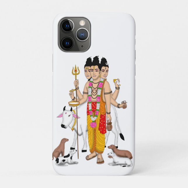 Lord Duttatreya Phone Cover (Rückseite)
