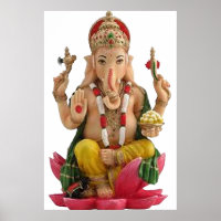 Lord Ganesh Great Hindu God For Happy Wealth