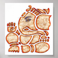 Lord Ganesh, großer hinduistischer Gott zum Glück