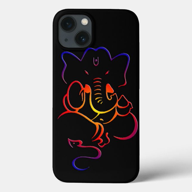 Lord Ganesh, Hindu God Apple Iphone Design Coque (Verso)