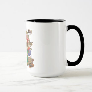 Lord Ganesh, hinduistischer Gott des Wohlstands un Tasse