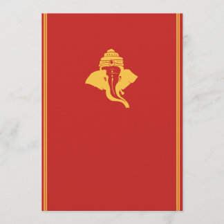 Lord Ganesh Wedding Einladung