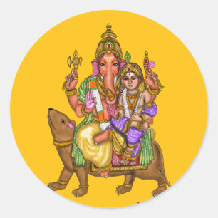 Lord Ganesha Aufkleber