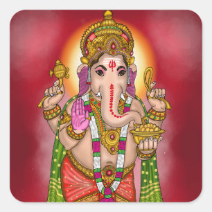 Lord Ganesha Aufkleber