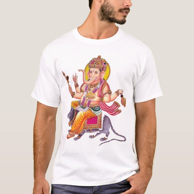 LORD GANESHA - Ganapati, Vinayaka und Pillaiyar T-Shirt (Vorderseite)