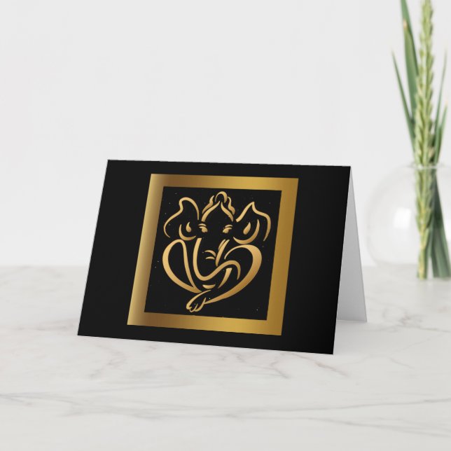 Lord Ganesha - Ganesh - Ganesh Chaturthi Karte (Vorderseite)