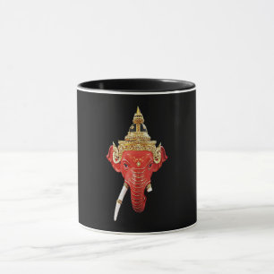 Lord Ganesha in der traditionellen thailändischen Tasse