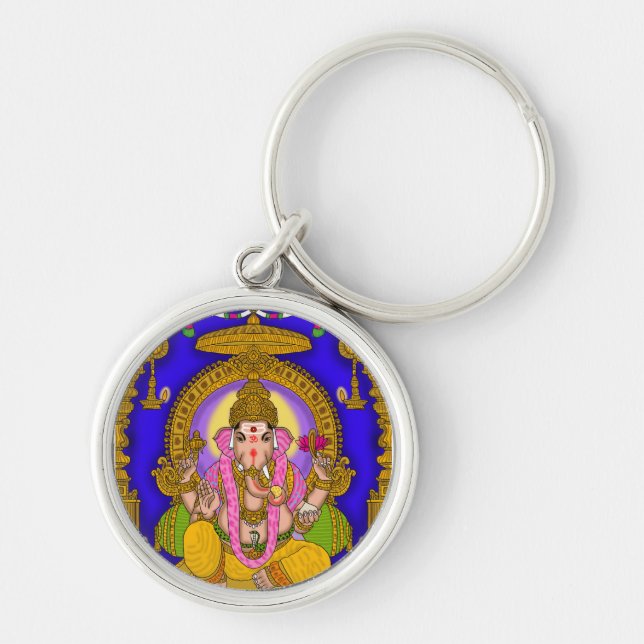 Lord Ganesha Keychain Schlüsselanhänger (Vorne)