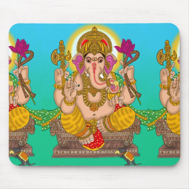 Lord Ganesha-Mauspad Mousepad (Vorne)