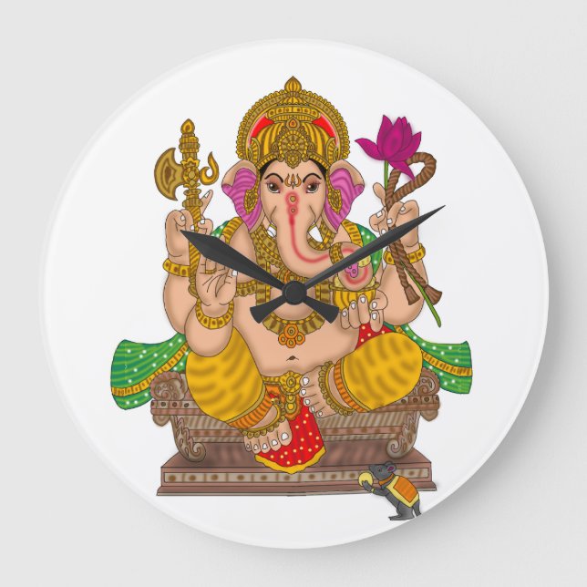 Lord Ganesha Uhr (Vorderseite)