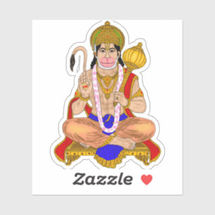 Lord Hanuman Aufkleber