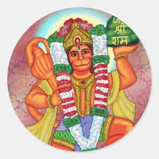Lord Hanuman Aufkleber