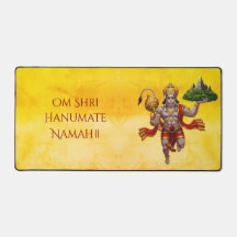 Lord Hanuman Flying Lifting Mountain