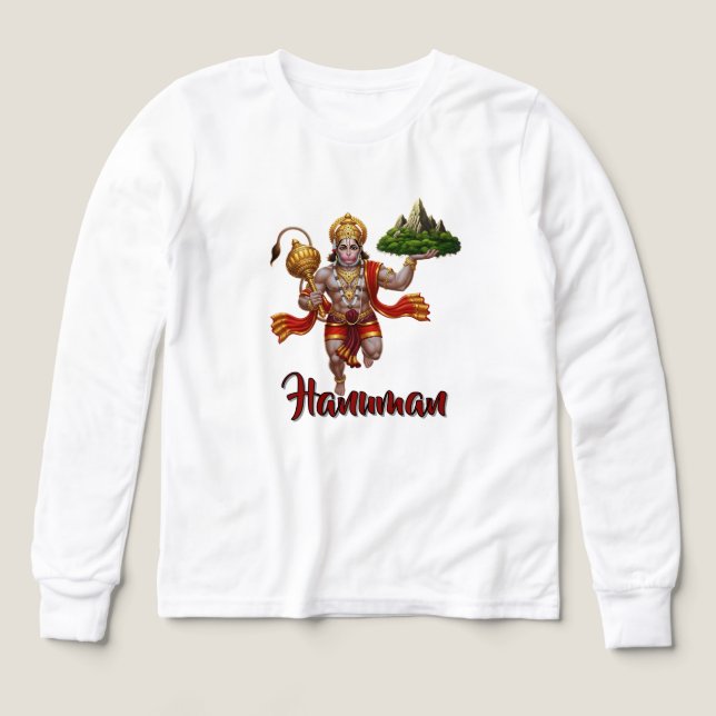 Lord Hanuman Flying Lifting Mountain (Design Vorderseite)