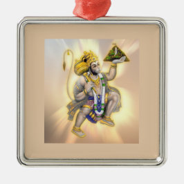 Lord Hanuman Gövine Light Ornament Aus Metall