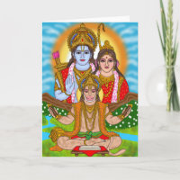 Lord Hanuman Grußkarte