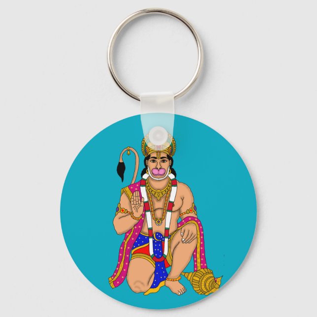 Lord Hanuman Keychain Schlüsselanhänger (Vorderseite)