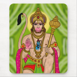 Lord Hanuman-Mausepad Mousepad