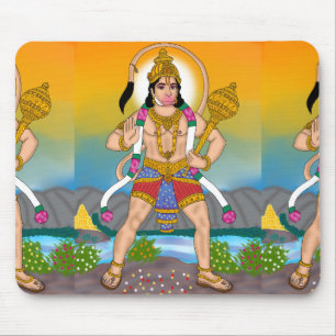 Lord Hanuman-Mauspad Mousepad