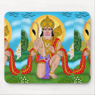 Lord Hanuman Mauspad – Spirituelles Schreibtischzu