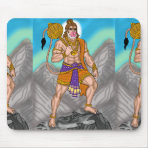 Lord Hanuman Mouse Pad Mousepad