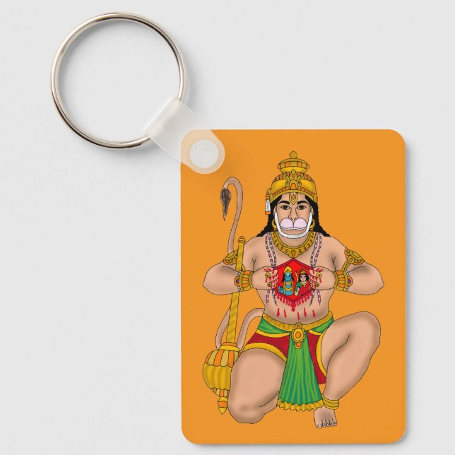Lord Hanuman Schlüsselanhänger (Vorderseite)