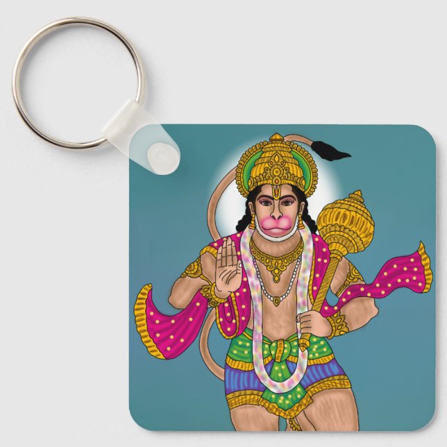 Lord Hanuman Schlüsselanhänger (Vorderseite)