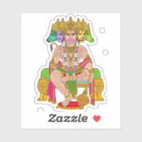 Lord Hanuman Sticker | Hindu Devta Hanuman Spiritu
