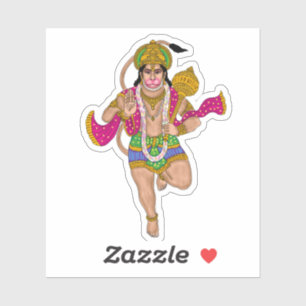 Lord Hanuman Sticker-Pack Aufkleber