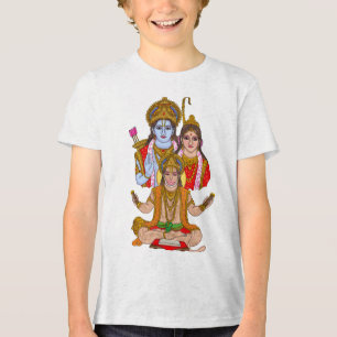 Lord Hanuman T-Shirt Tri-Blend Shirt