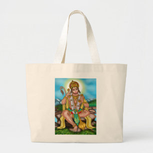 Lord Hanuman-Tragetasche Jumbo Stoffbeutel