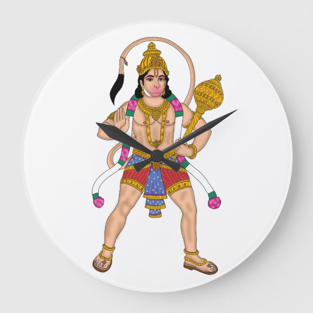 Lord Hanuman Uhr (Vorderseite)