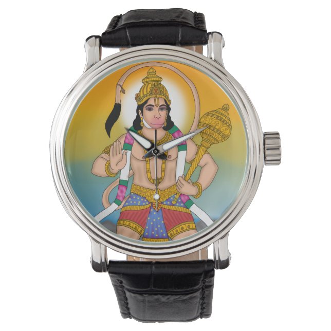 Lord Hanuman Uhr (Vorderseite)