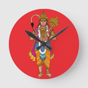 Lord Hanuman Wanduhr