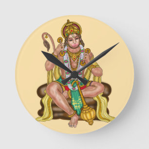Lord Hanuman Wanduhr