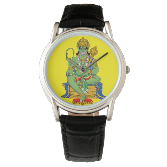 Lord Hanuman Wanduhr Armbanduhr (Vorderseite)